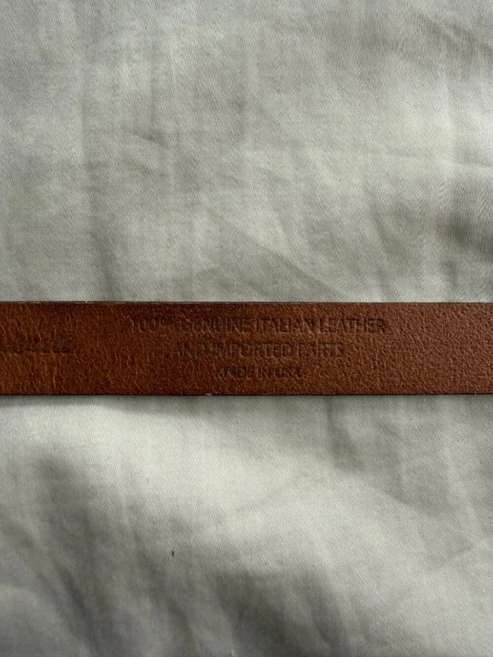 Madewell Thin Leather Belt